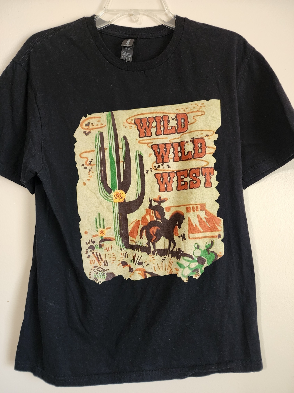 Gildan Black Softstyle Crewneck T-Shirt